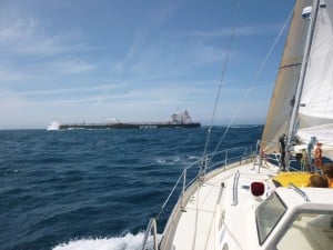 navigation dans le rail des cargos
