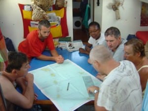 utiliser la carte marine