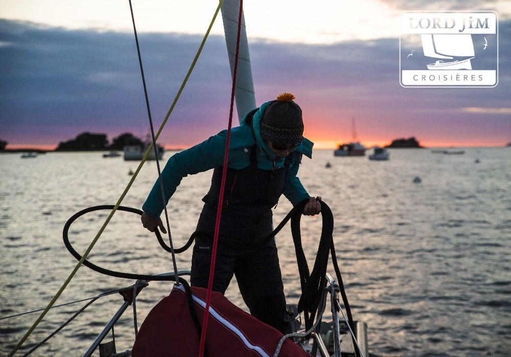 Formation skipper. Manœuvre voilier et manœuvre de port Lord Jim