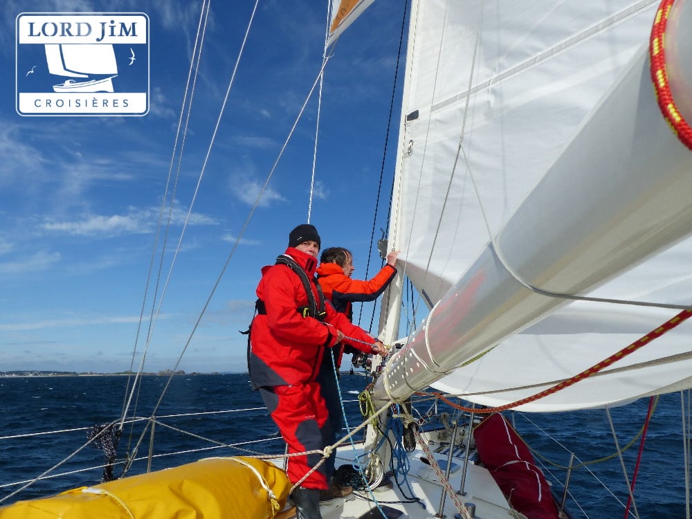 Formation skipper. Manœuvre voilier et manœuvre de port Lord Jim